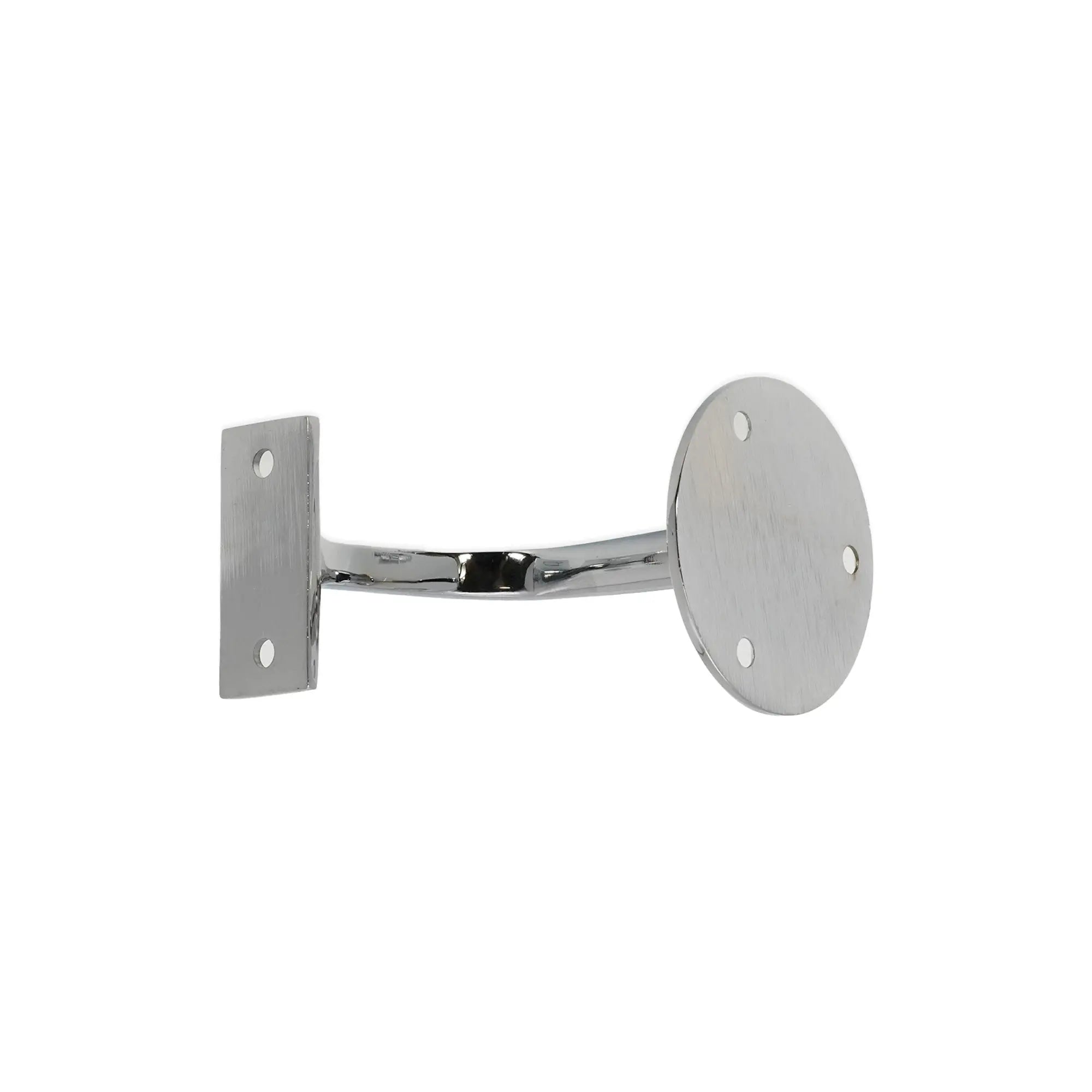 Brass Handrail Bracket Polished Chrome Spira