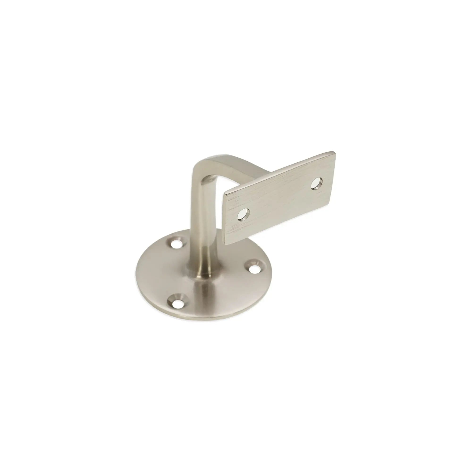 Brass Handrail Bracket Satin Nickel Spira