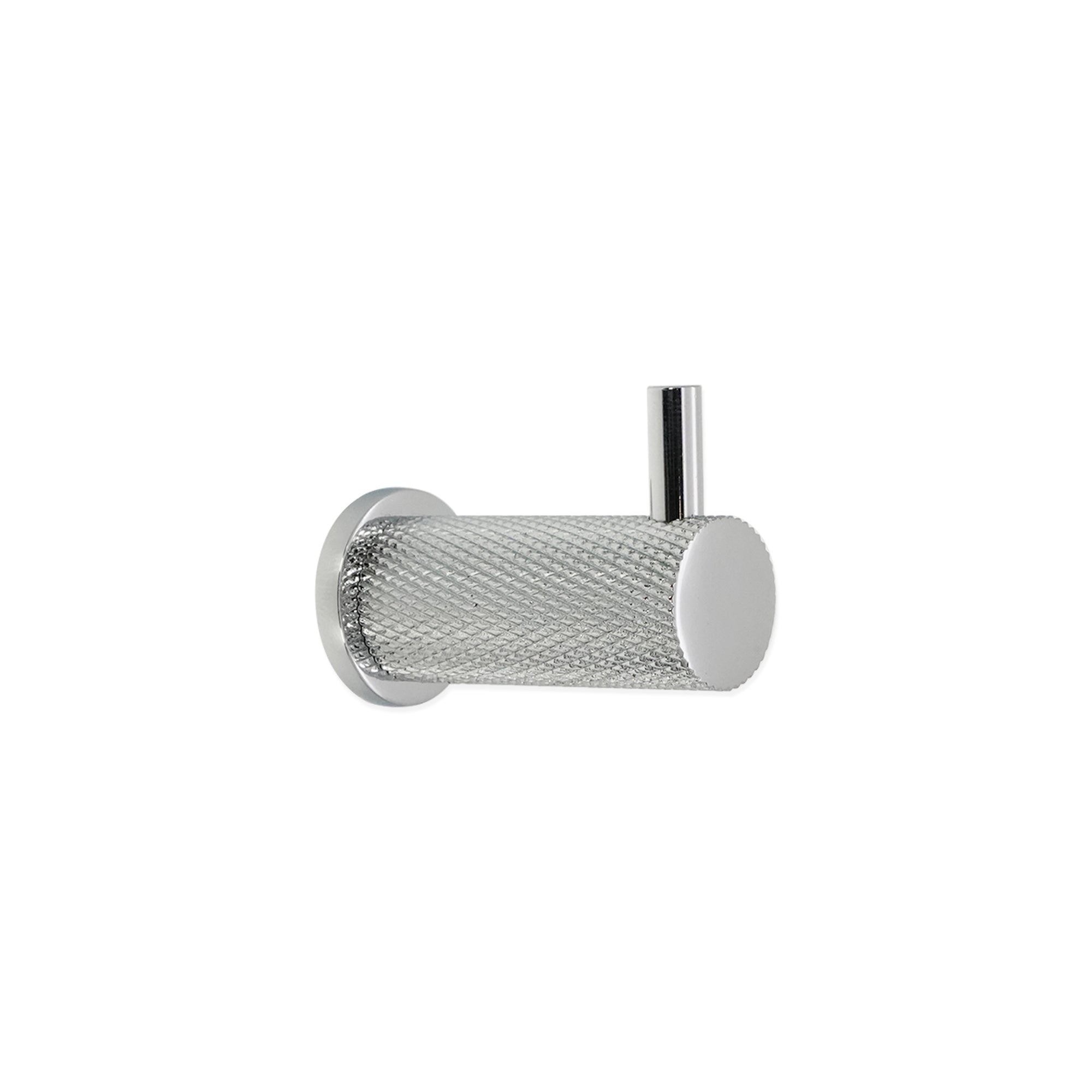 Jewel Knurlmond Coat Hook Polished Chrome