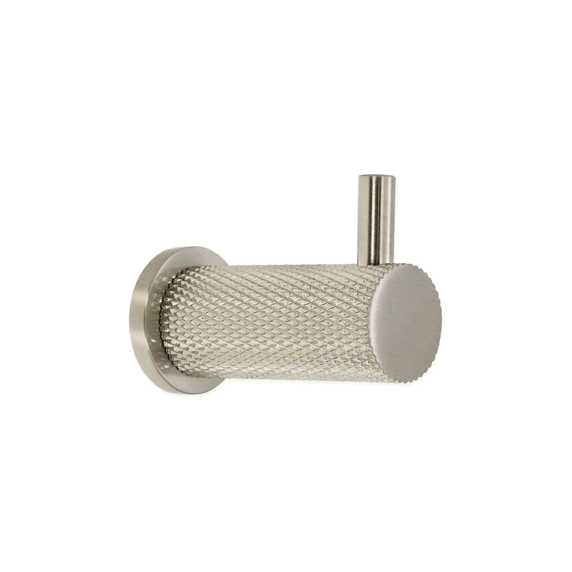 Jewel Knurlmond Coat Hook Satin Nickel Spira