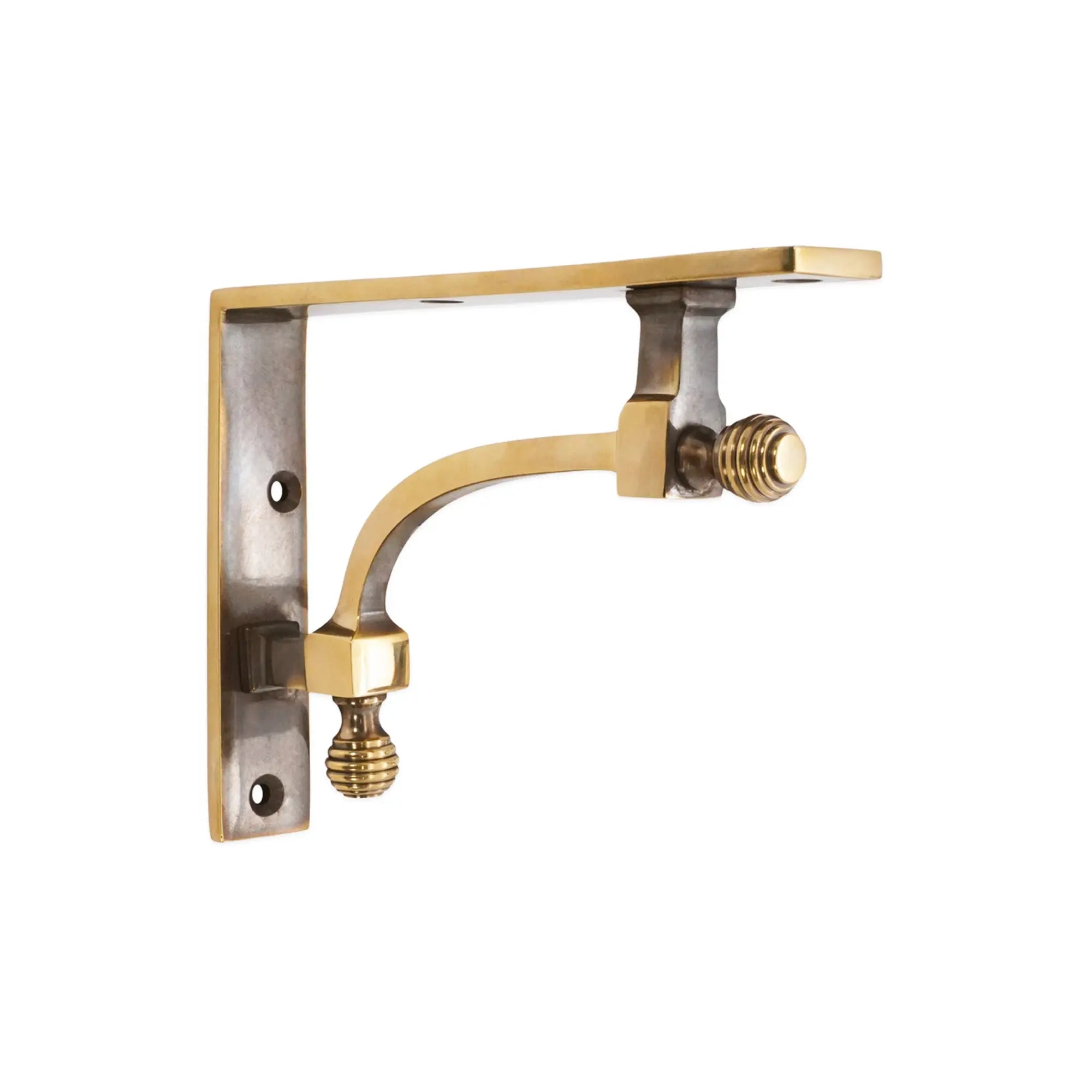 Beehive Small Shelf Bracket Aged Brass (Sold in Pairs) Spira