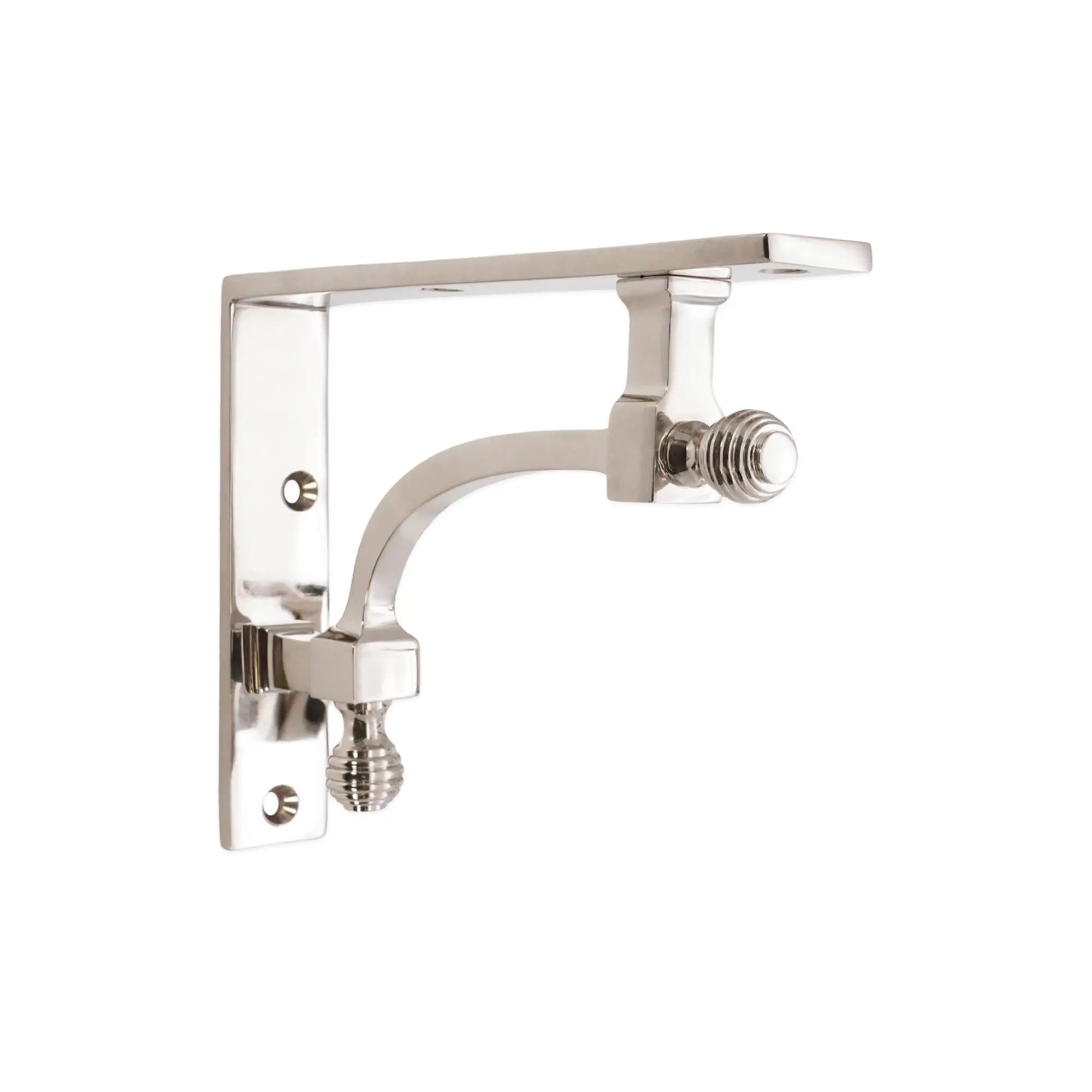 Beehive Small Shelf Bracket Polished Nickel (Sold in Pairs) Spira