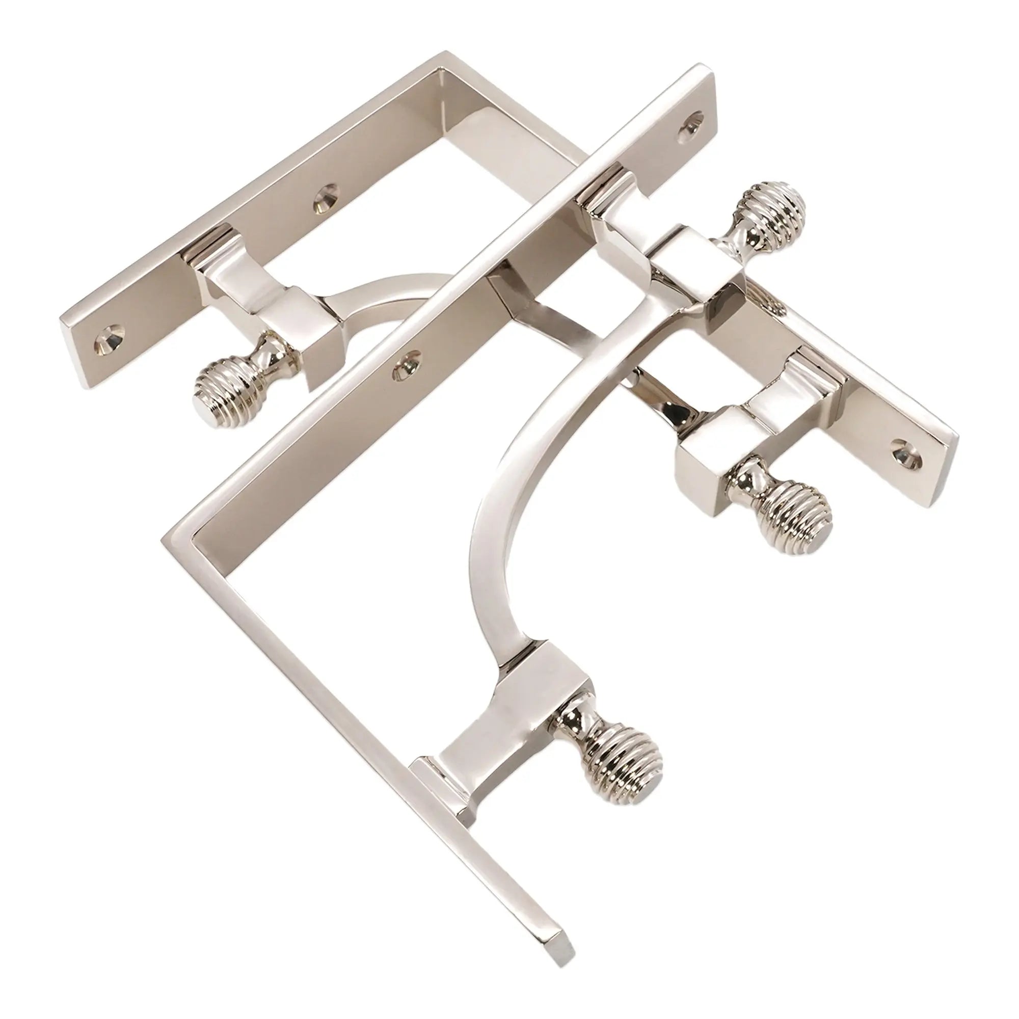 Beehive Small Shelf Bracket Polished Nickel (Sold in Pairs) Spira