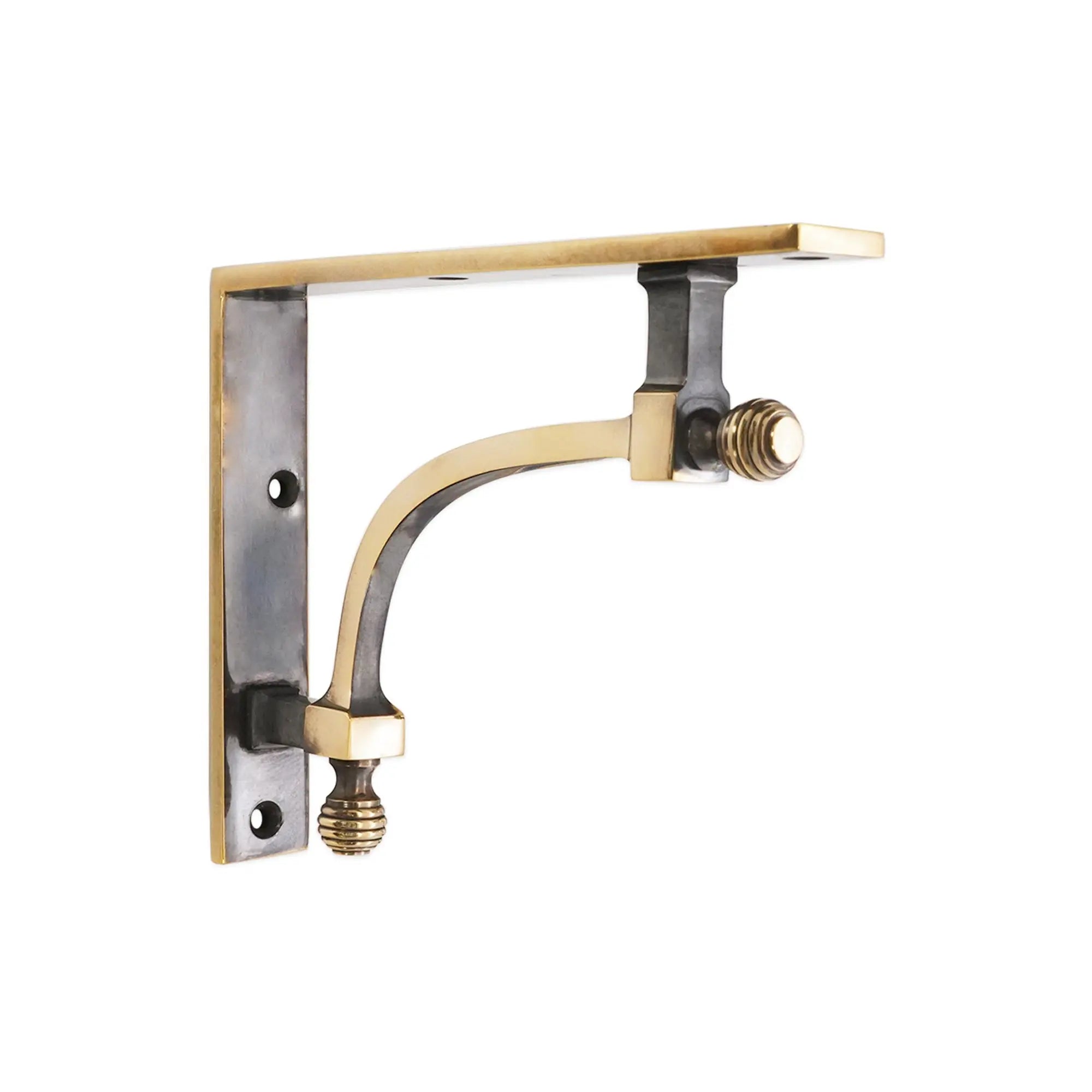 Beehive Medium Shelf Bracket Aged Brass (Sold in Pairs) Spira