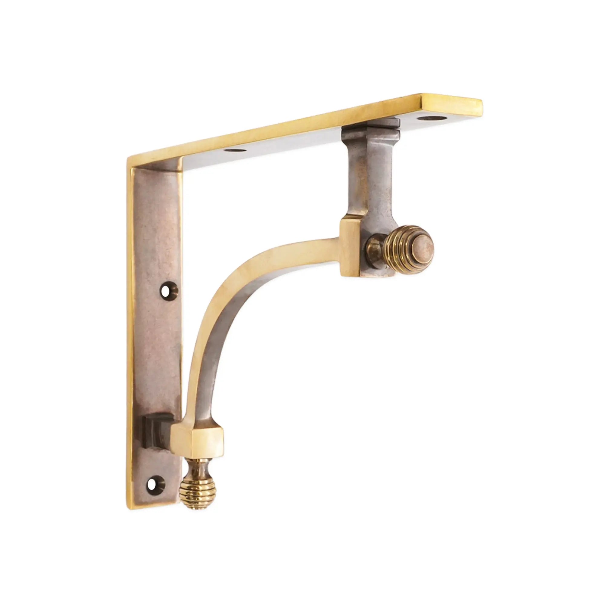 Beehive Large Shelf Bracket Aged Brass (Sold in Pairs) Spira