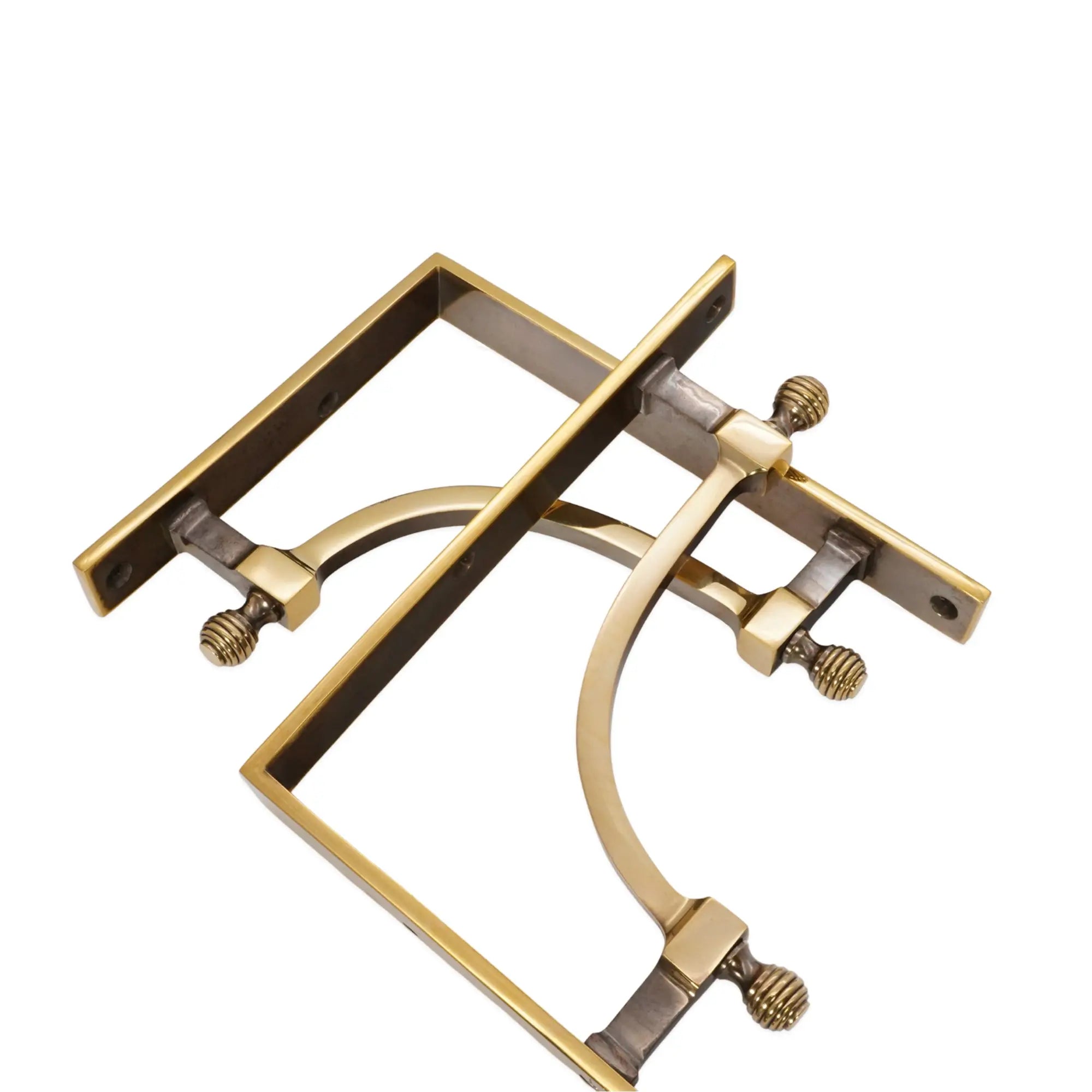 Beehive Large Shelf Bracket Aged Brass (Sold in Pairs) Spira