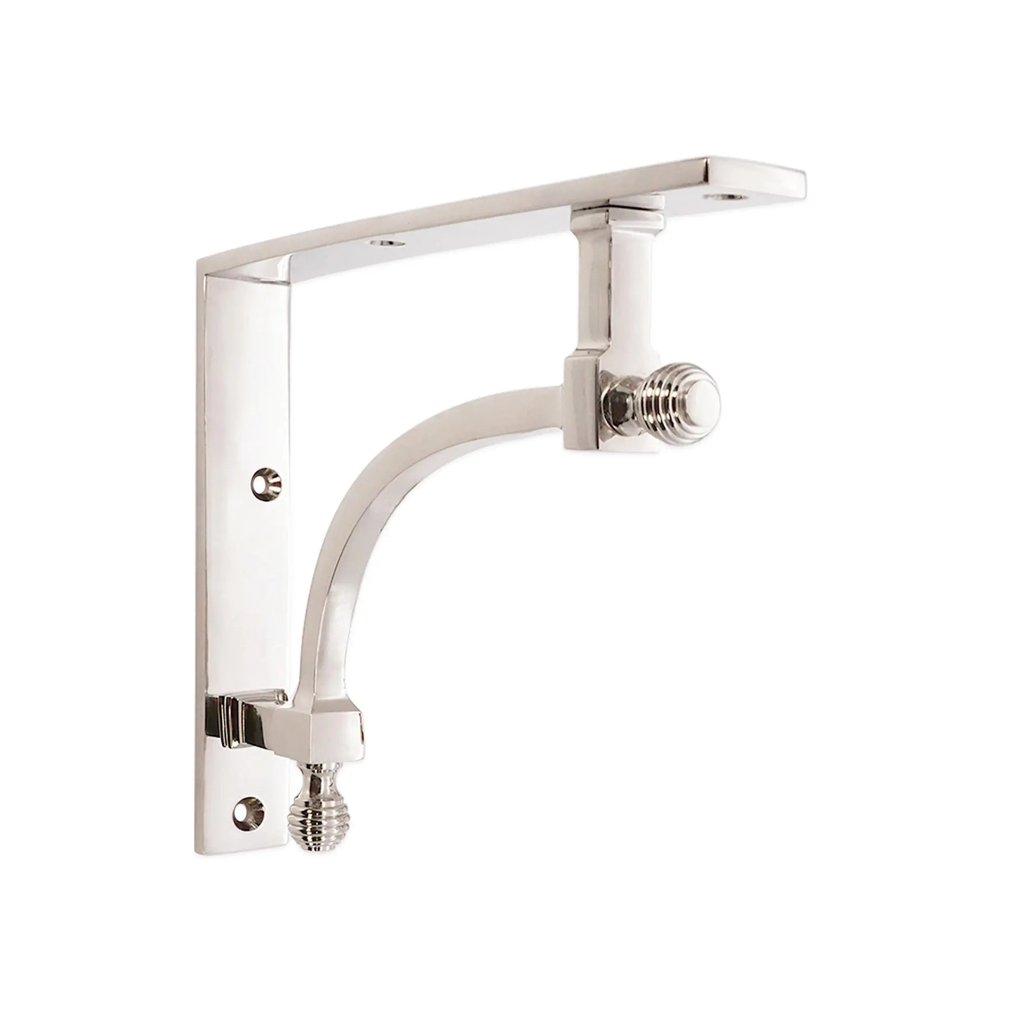 Beehive Large Shelf Bracket Polished Nickel (Sold in Pairs) Spira