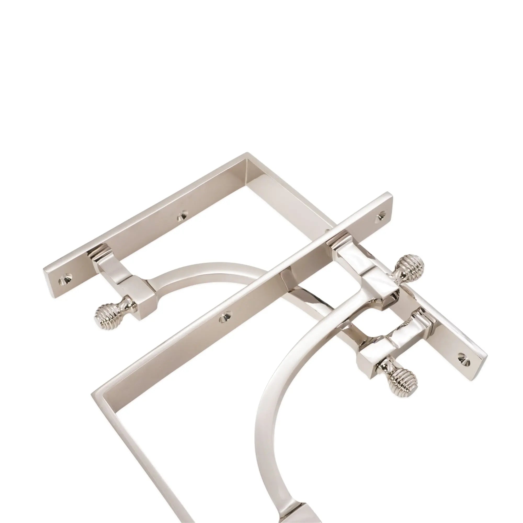 Beehive Large Shelf Bracket Polished Nickel (Sold in Pairs) Spira
