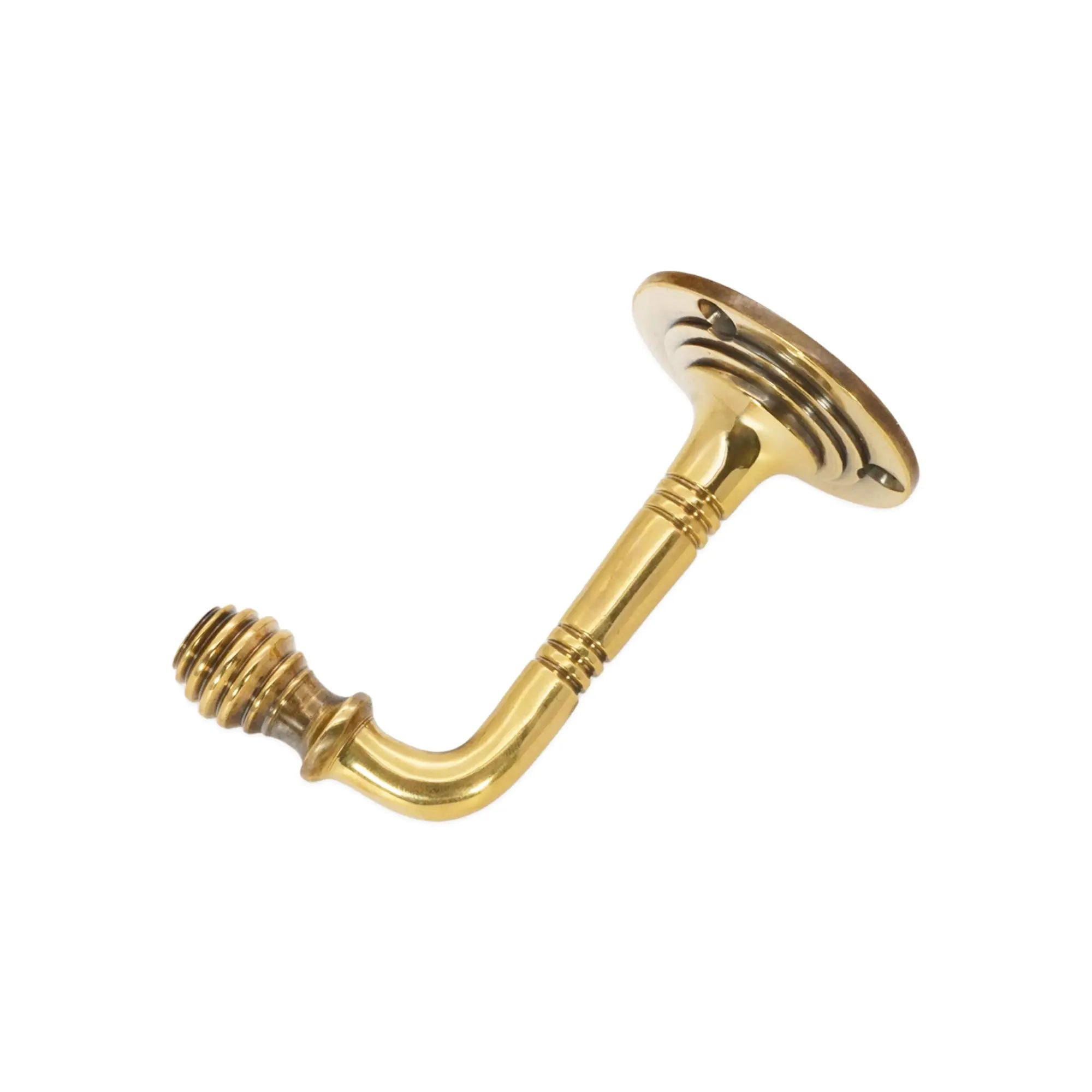 Beehive Small Coat Hook Aged Brass Spira
