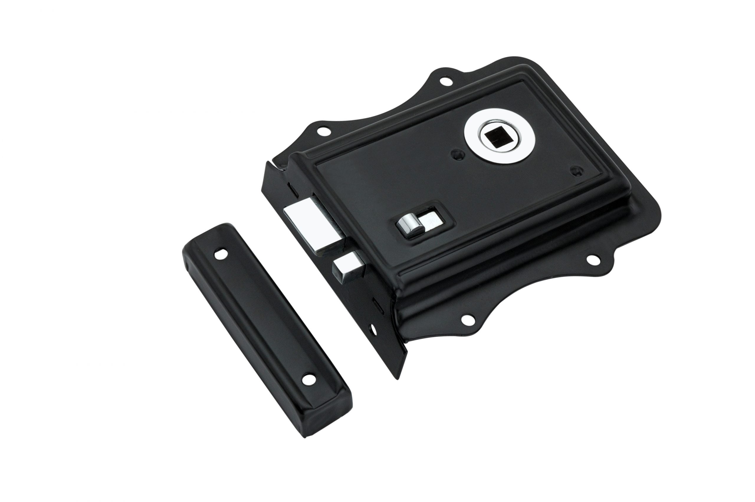 Iron Rim Lock Olde - Black/Chrome