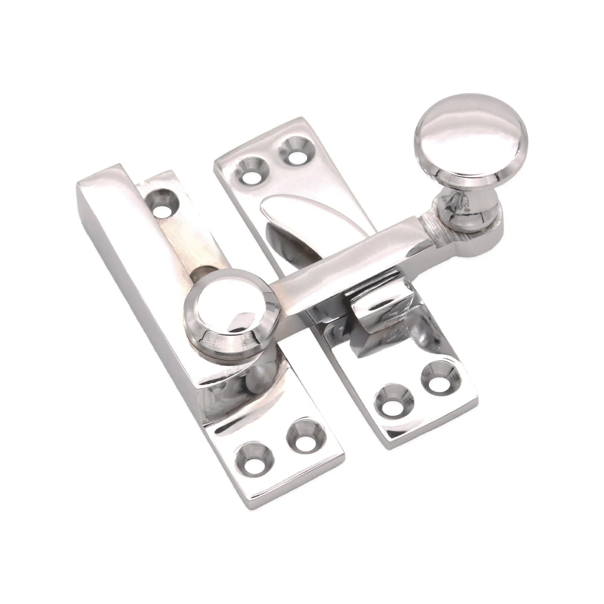 Quadrant Sliding Arm Fastener Polished Chrome Spira