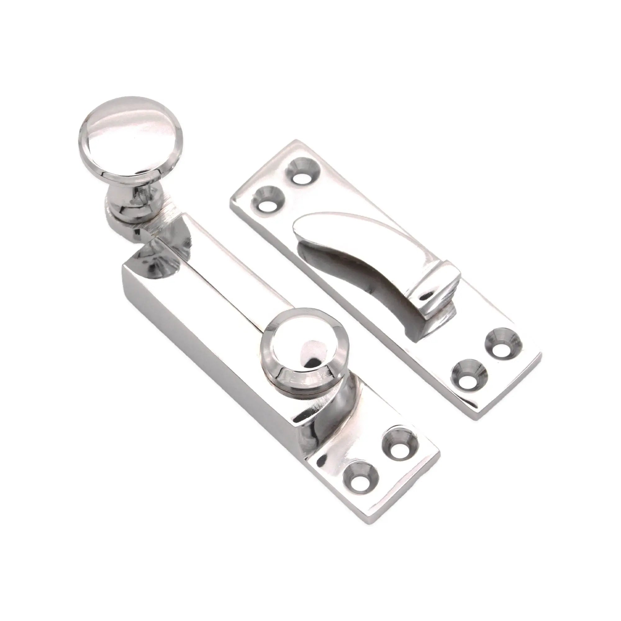 Quadrant Sliding Arm Fastener Polished Chrome Spira