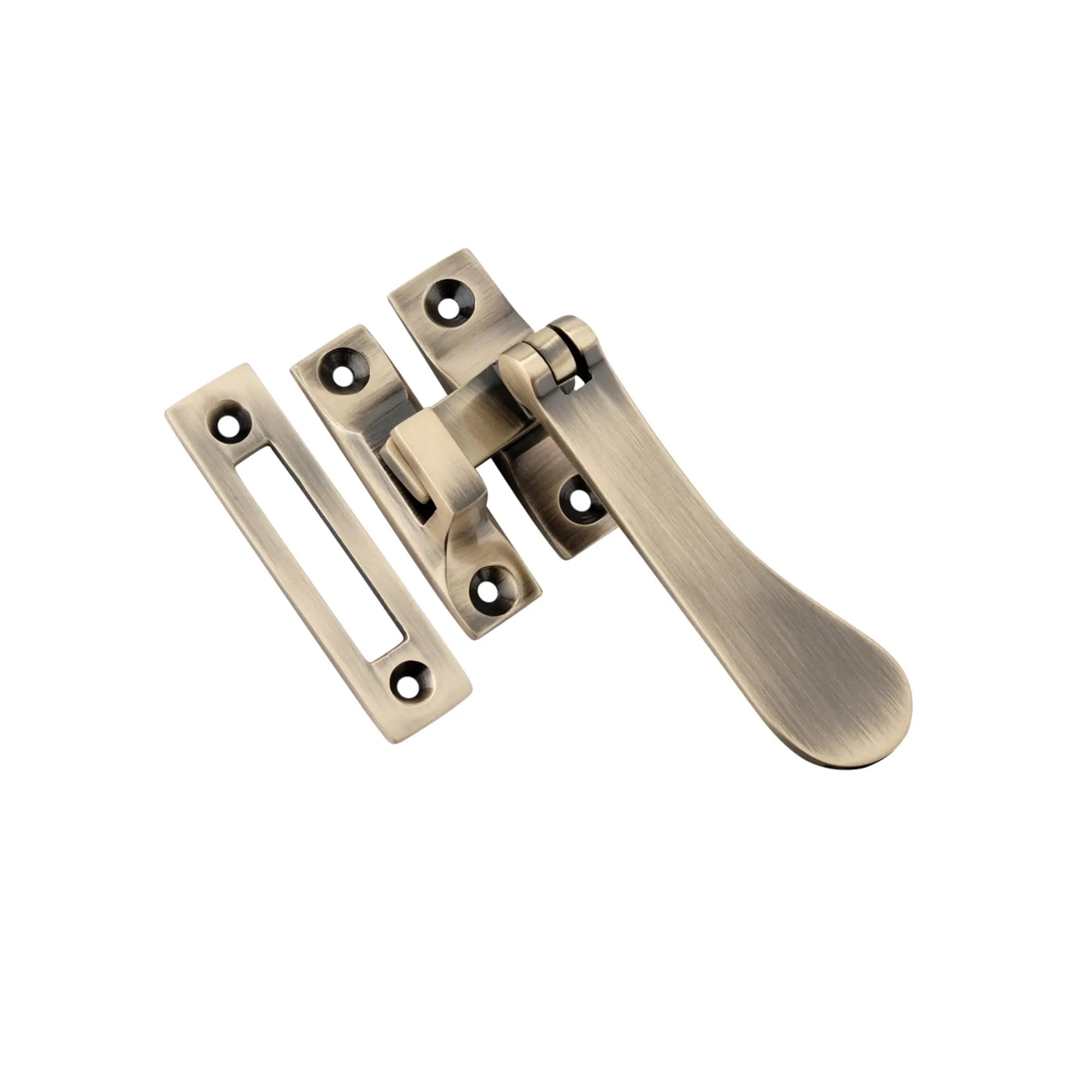 Casement Fastener Antique Brass Spira