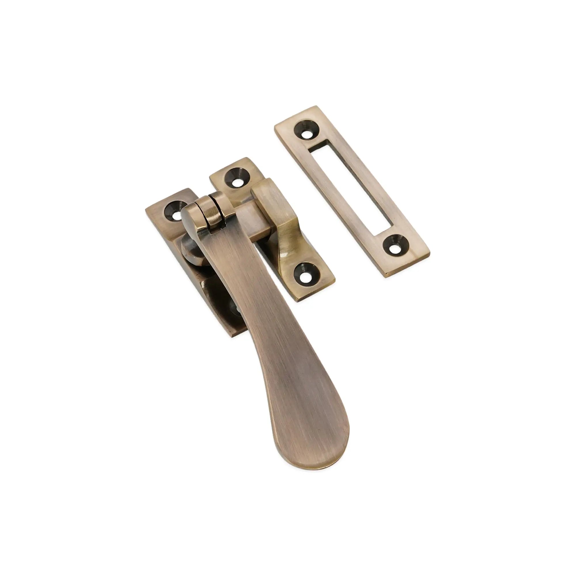 Casement Fastener Antique Brass Spira