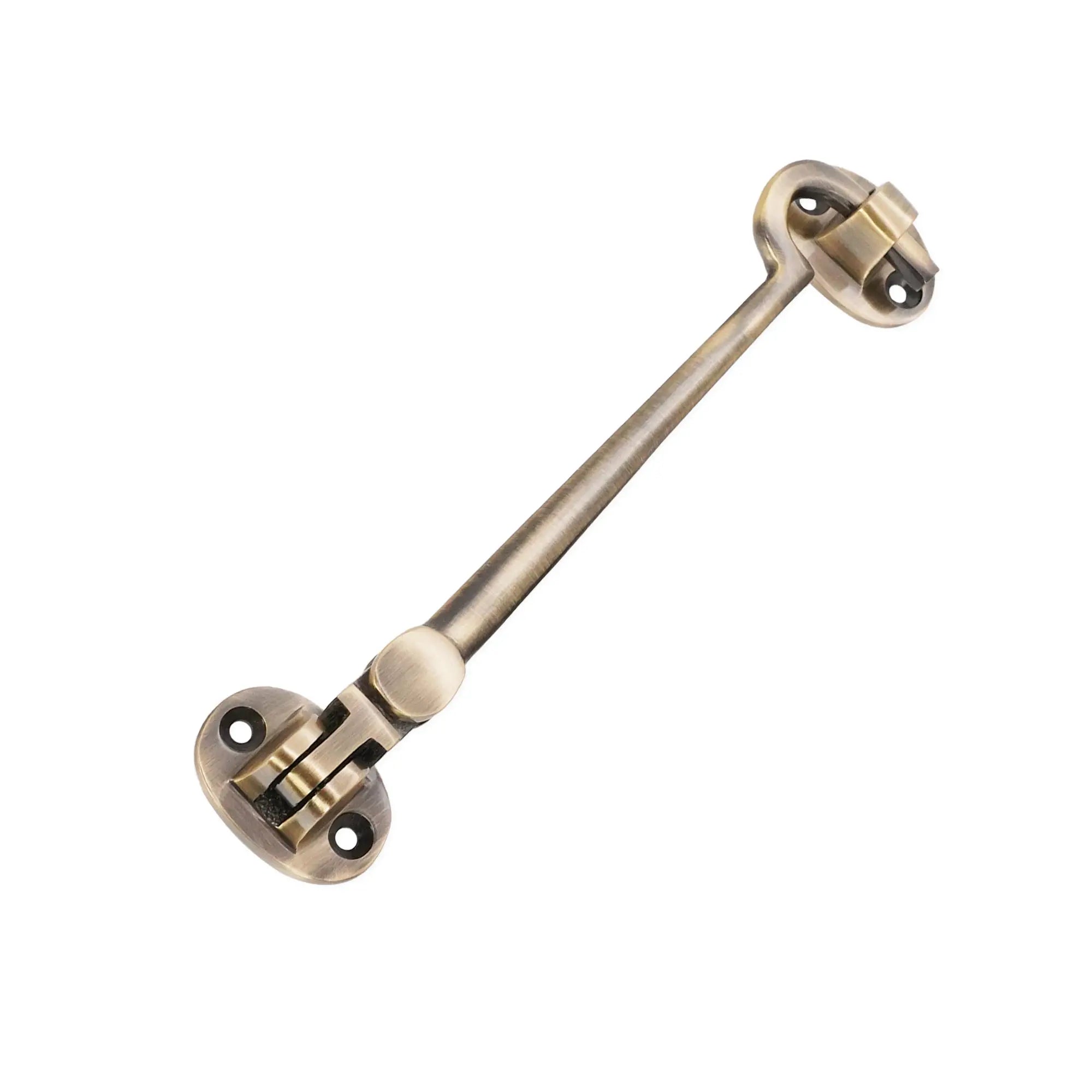 Silent Cabin Hook 6" - 150mm Antique Brass Spira