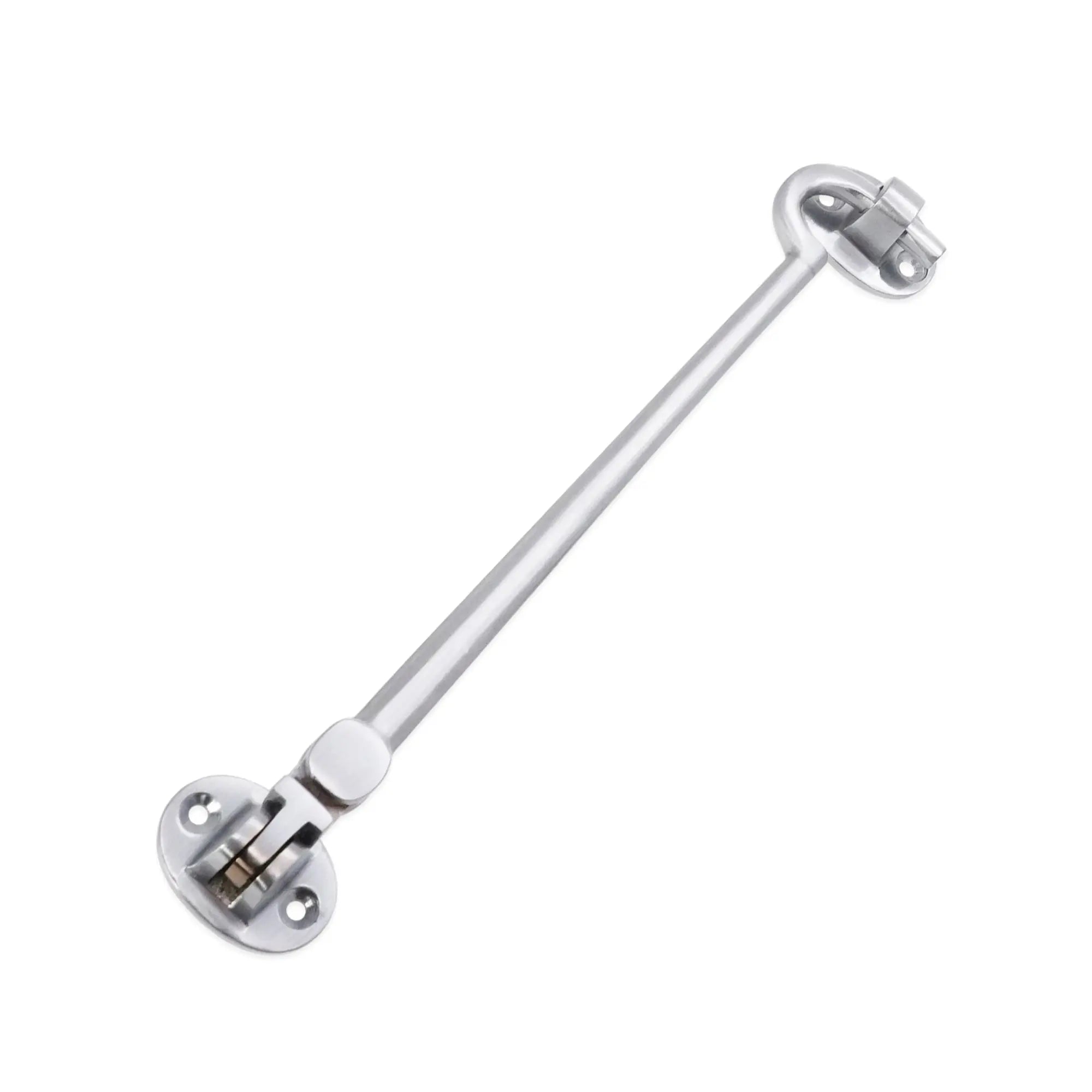 Silent Cabin Hook 8" - 200mm Satin Chrome Spira