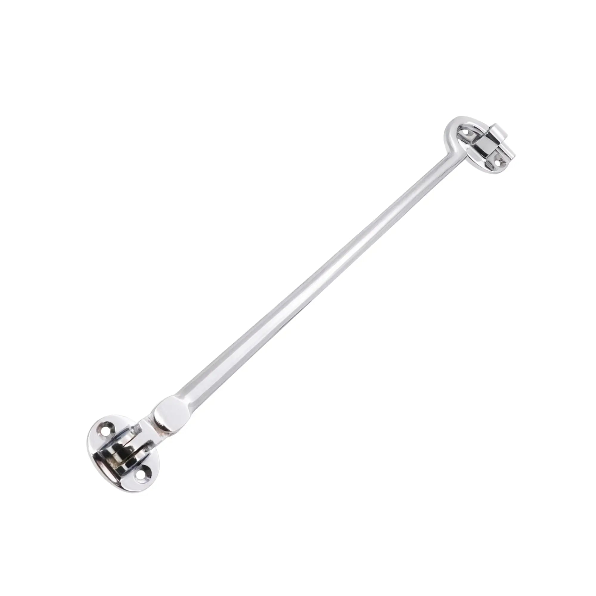 Silent Cabin Hook 10" - 250mm Polished Chrome Spira