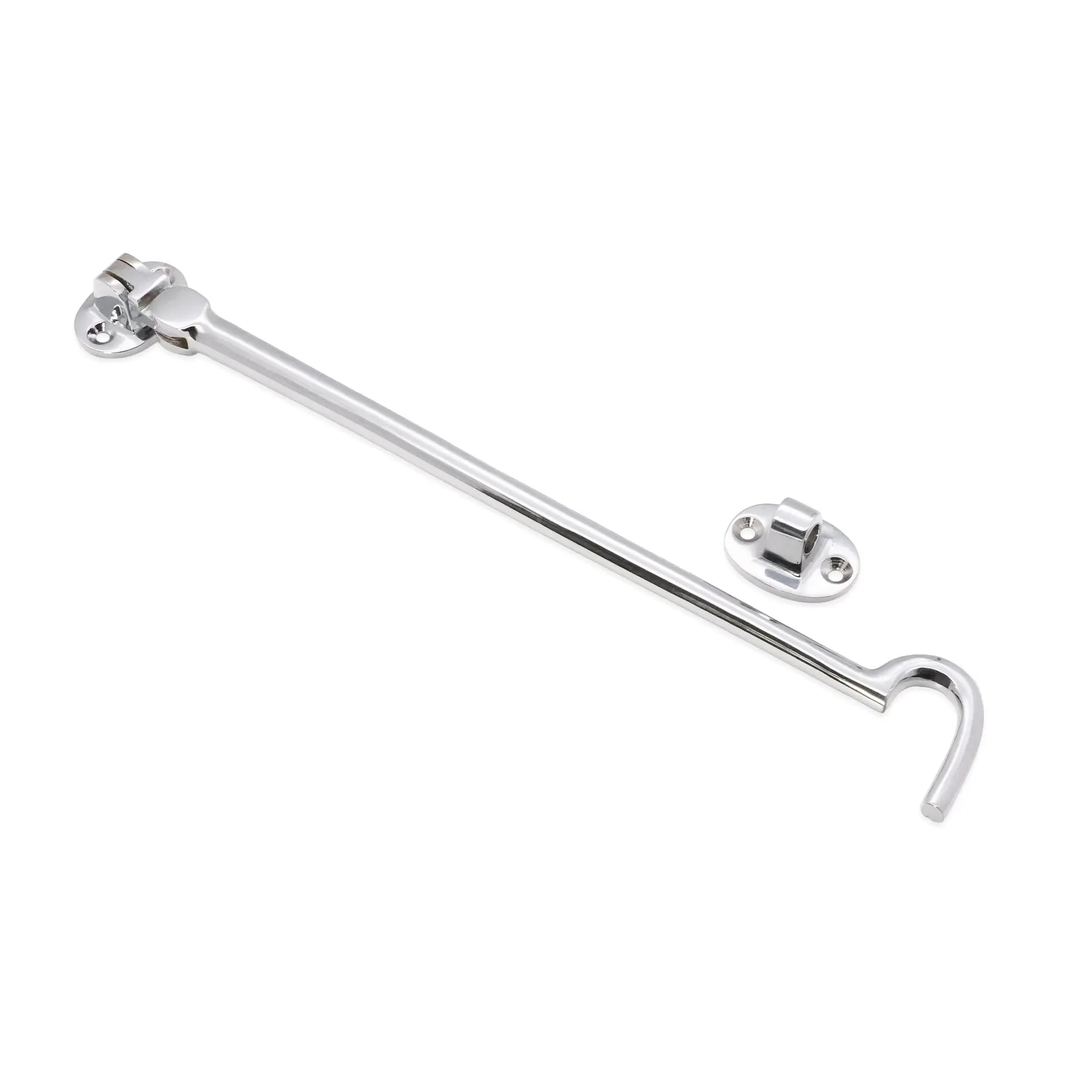 Silent Cabin Hook 10" - 250mm Polished Chrome Spira