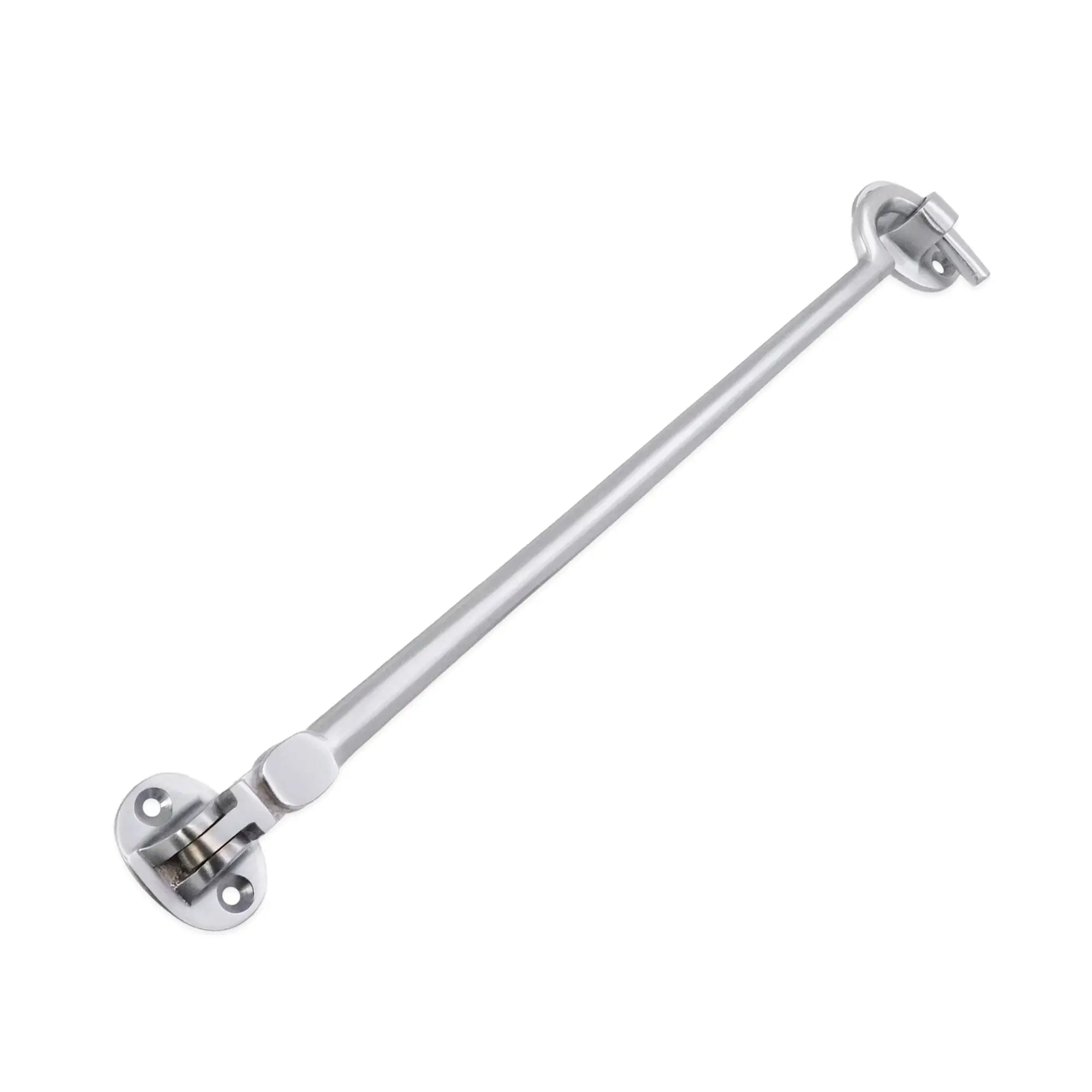 Silent Cabin Hook 10" - 250mm Satin Chrome Spira