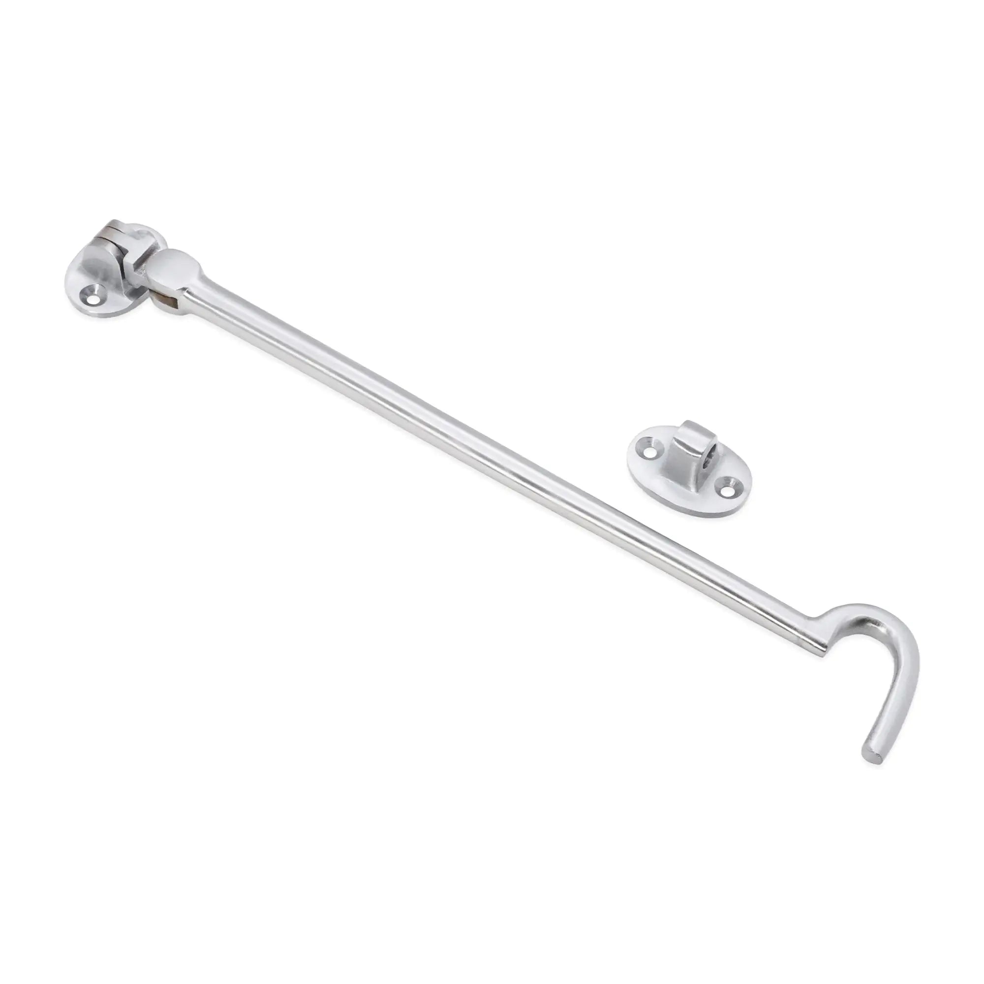 Silent Cabin Hook 10" - 250mm Satin Chrome Spira