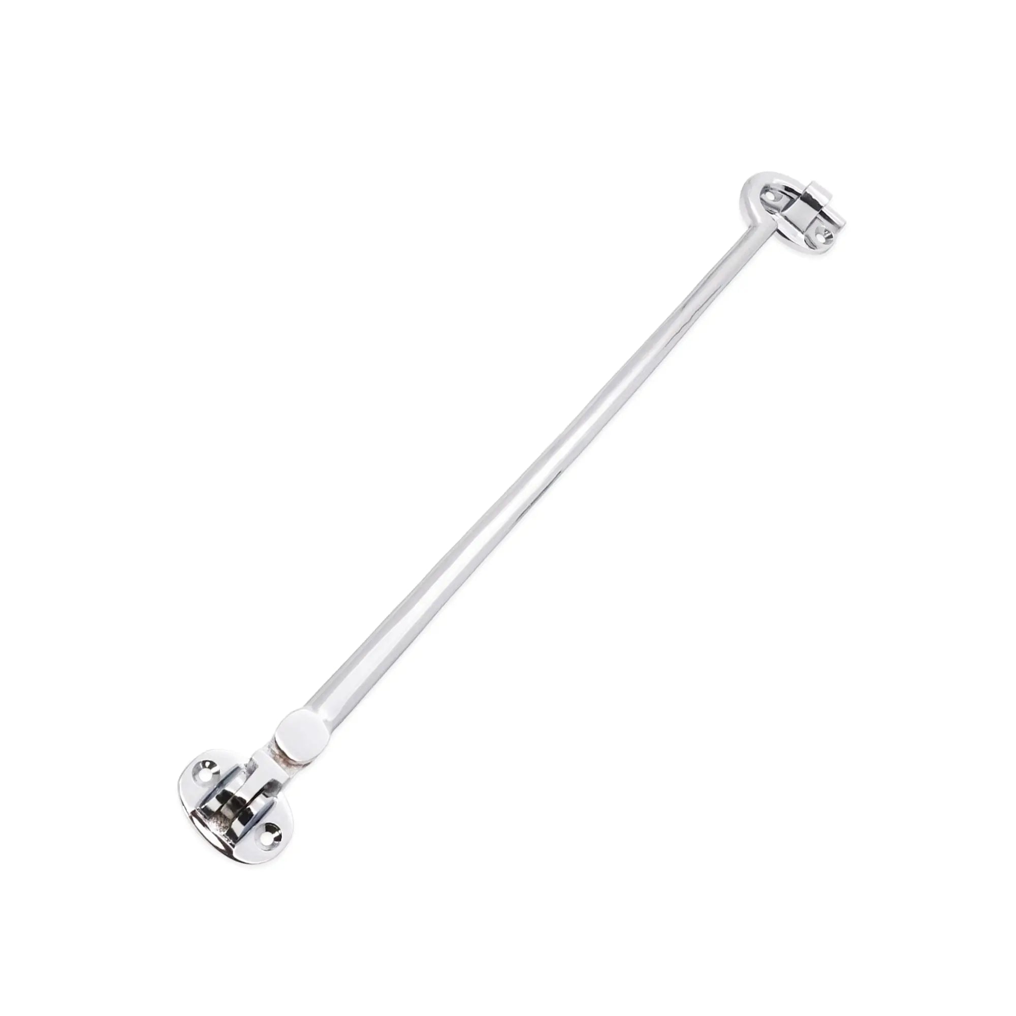Silent Cabin Hook 12" - 300mm Polished Chrome Spira