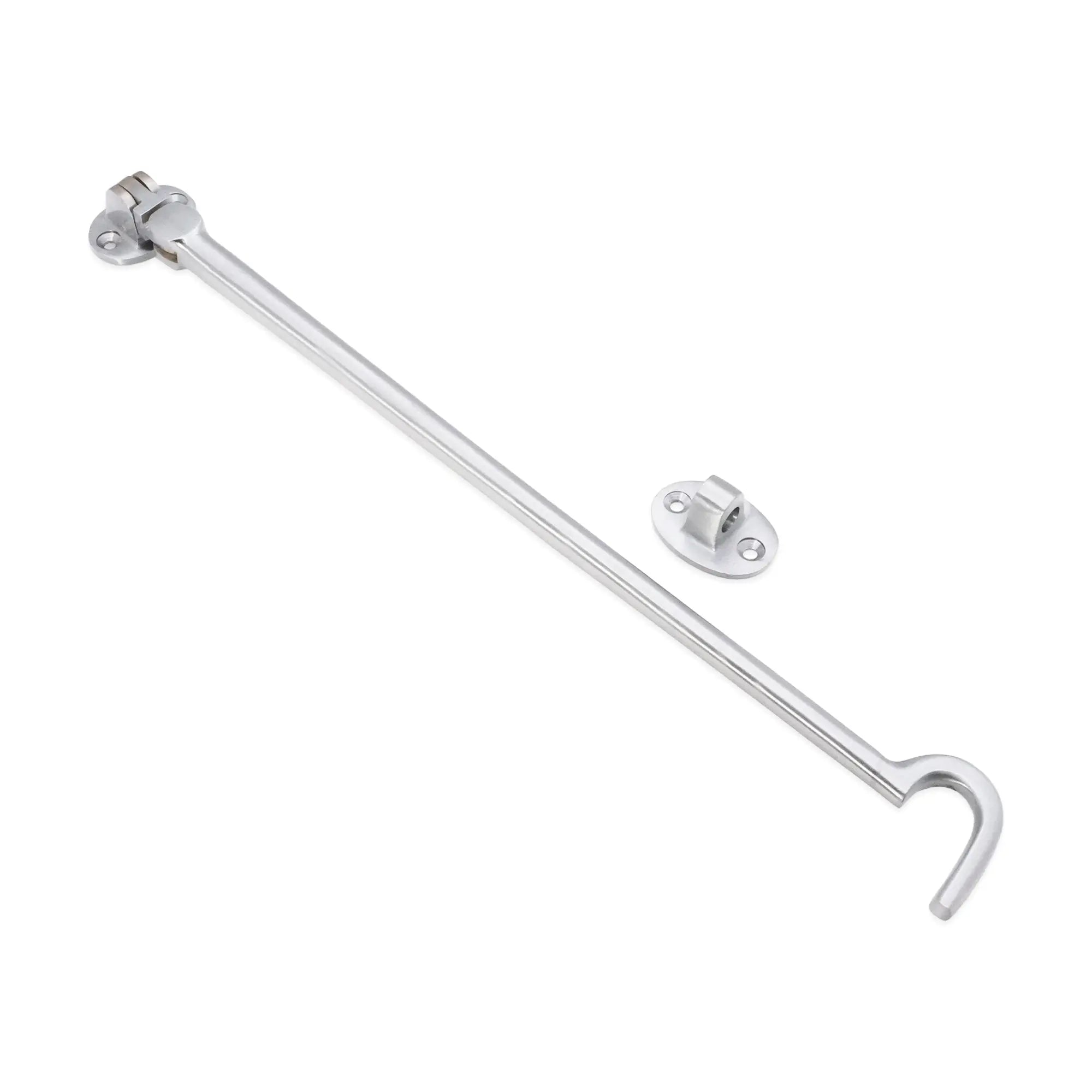 Silent Cabin Hook 12" - 300mm Satin Chrome Spira