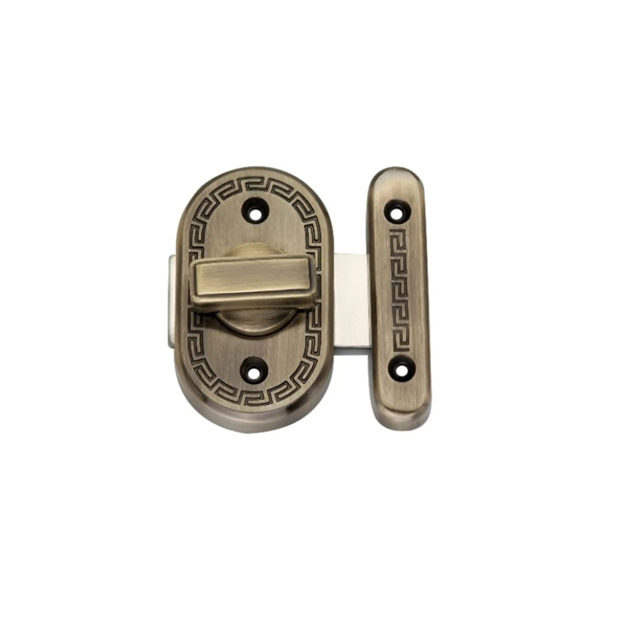 Delta Bathroom Latch Big Antique Brass Spira
