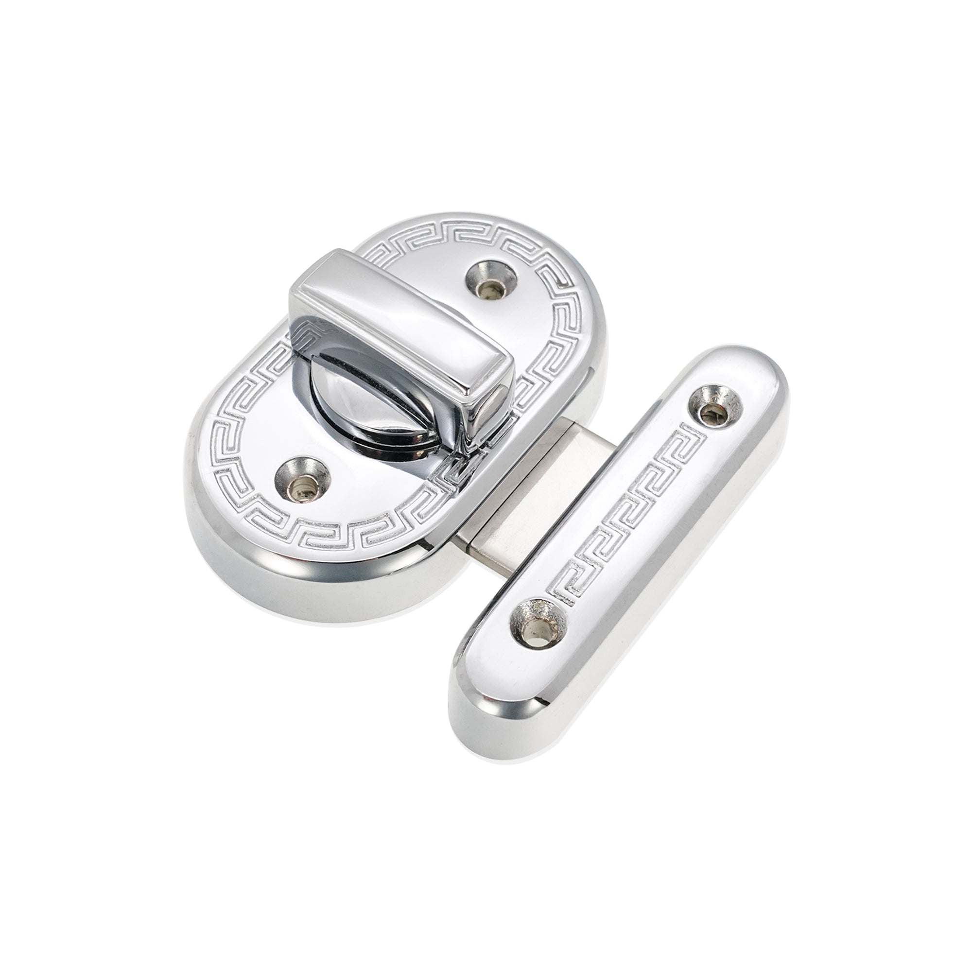 Delta Bathroom Latch Big Polished Chrome