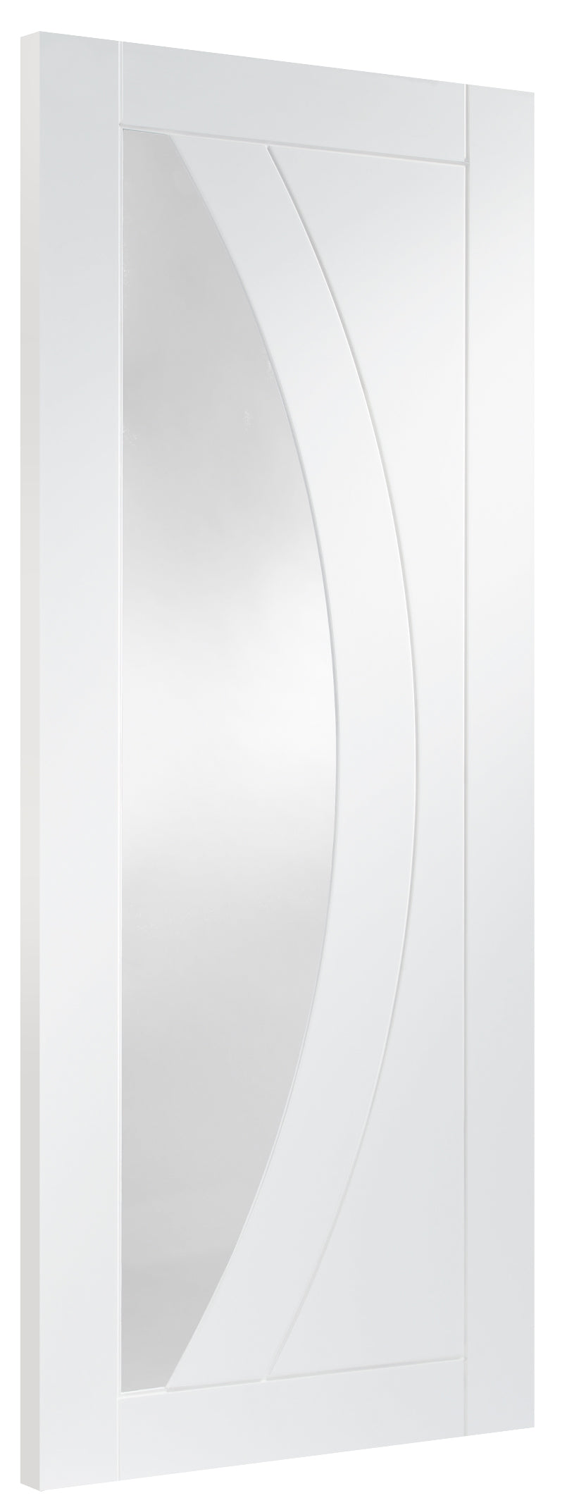 Salerno Internal White Primed with Clear Glass