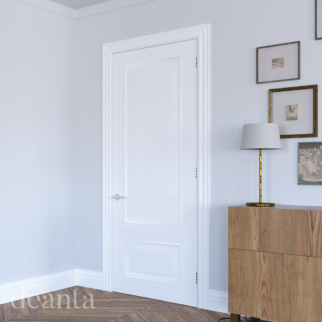 Sandringham White Primed Internal Door life