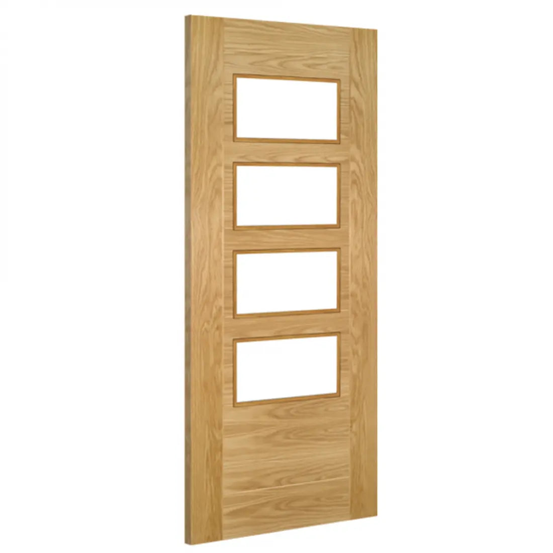 Seville Prefinished Oak Glazed 4 Lite Square FSC