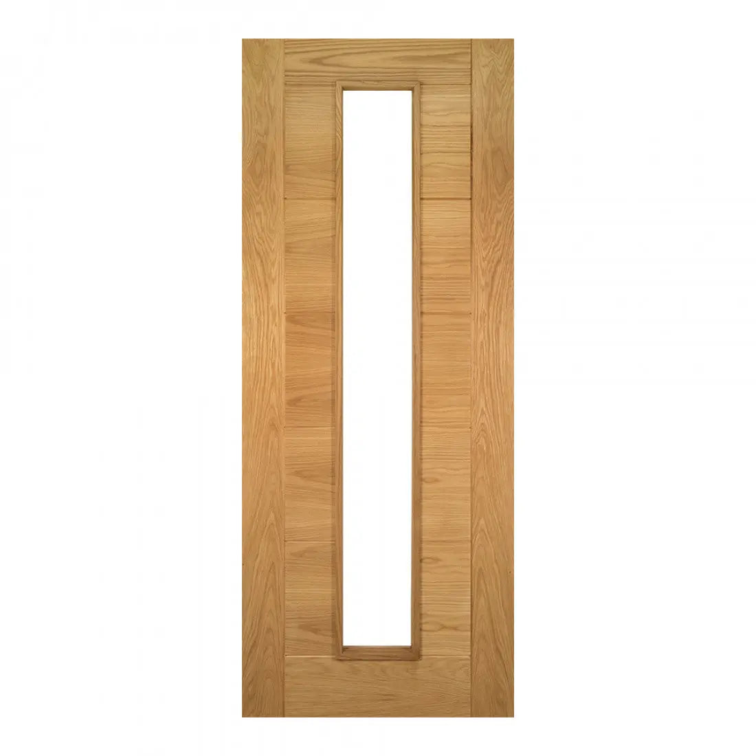Seville Prefinished Oak Glazed 1 Lite internal door Deanta