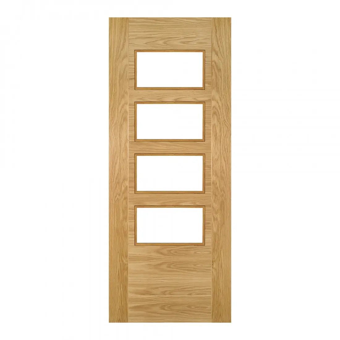 Seville Prefinished Oak Glazed 4 Lite Square FSC
