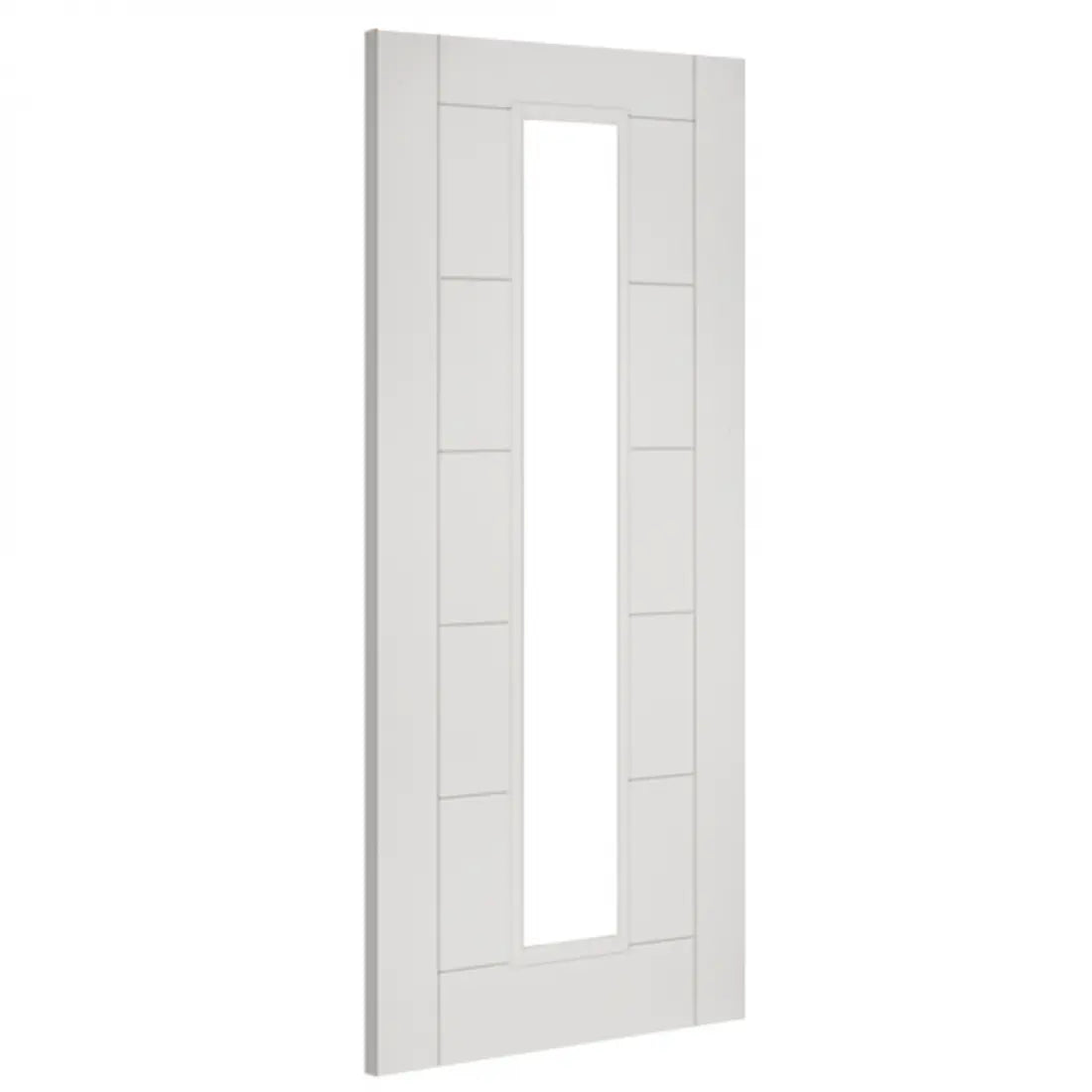 Seville White Primed Glazed 1 Lite 3D