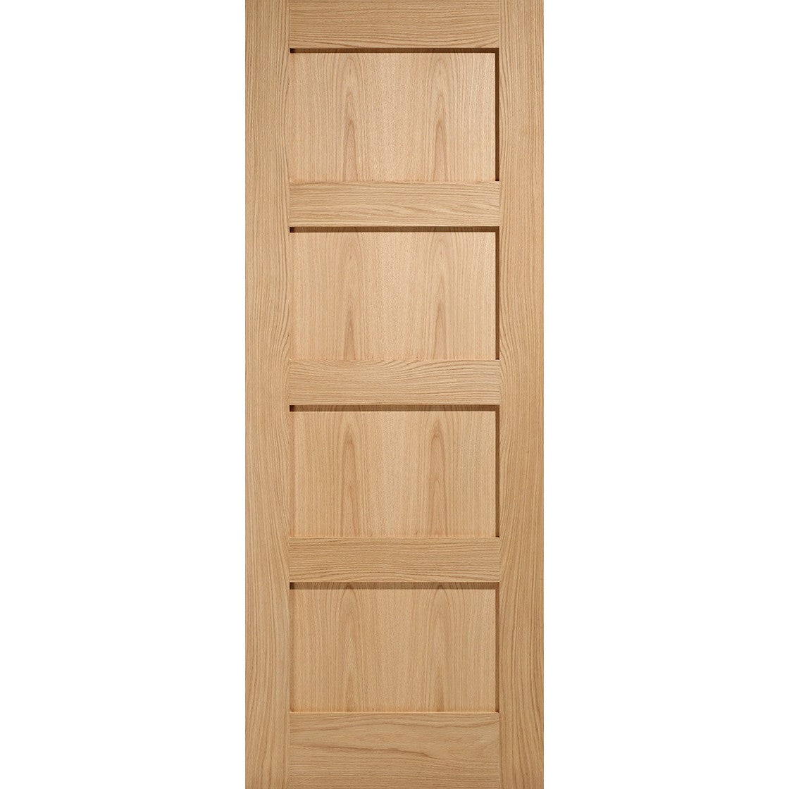Shaker 4P Pre-Finished Oak Fire Door