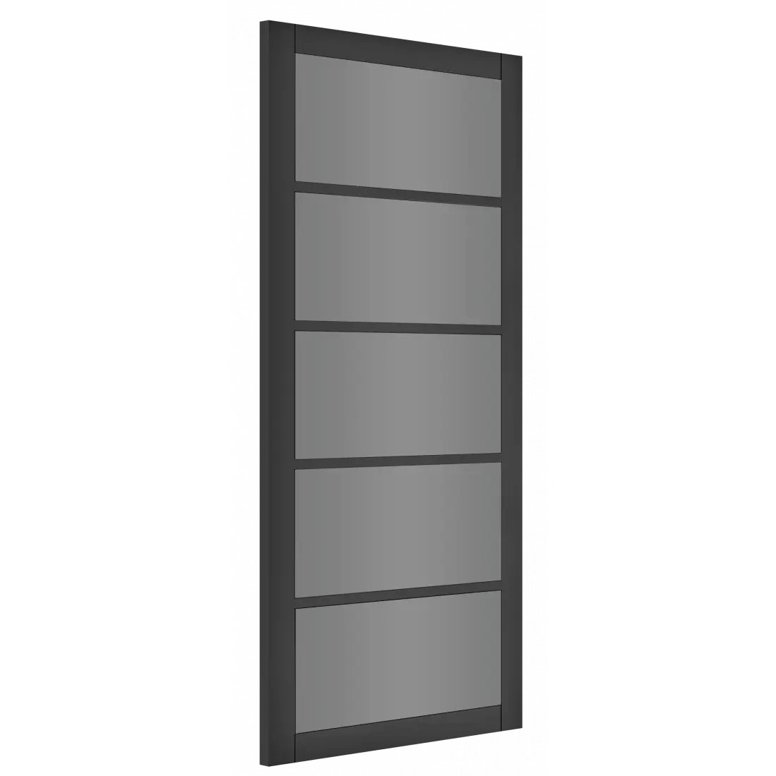 Shoreditch Black Prefinished Tinted Glaze Door Deanta 3d