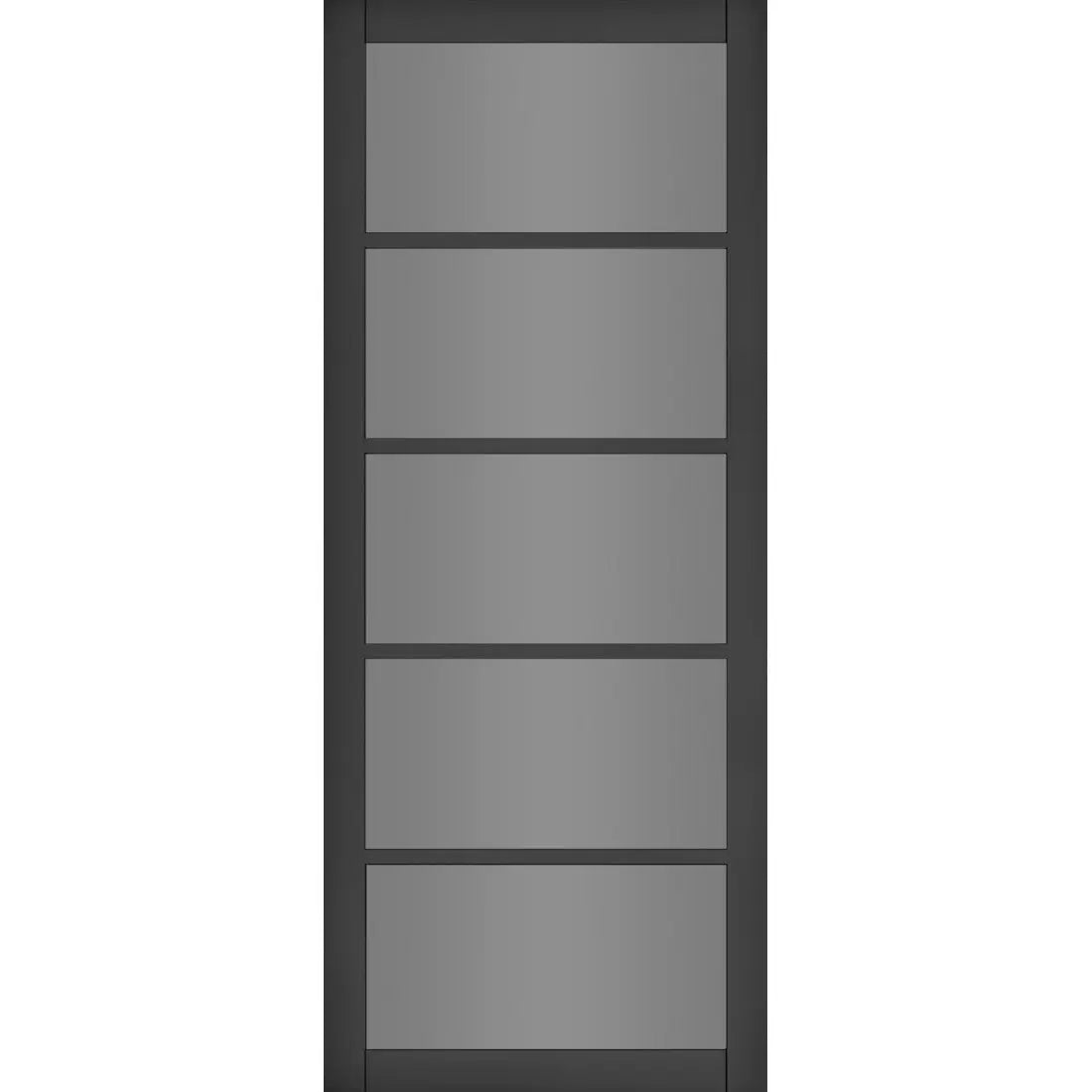 Shoreditch Black Prefinished Tinted Glaze Door Deanta