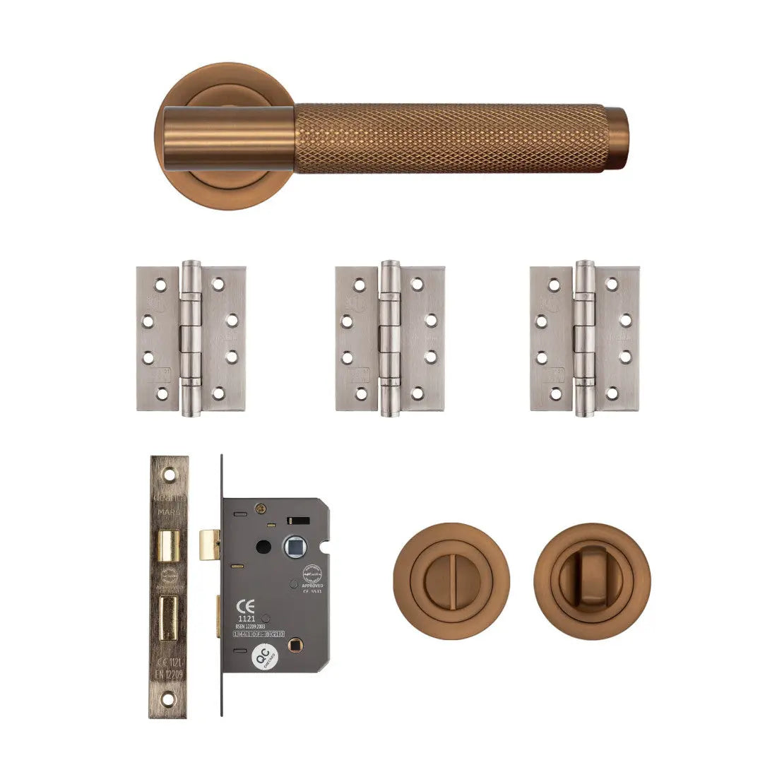 Sparta Bathroom Kit Dark Rose Gold
