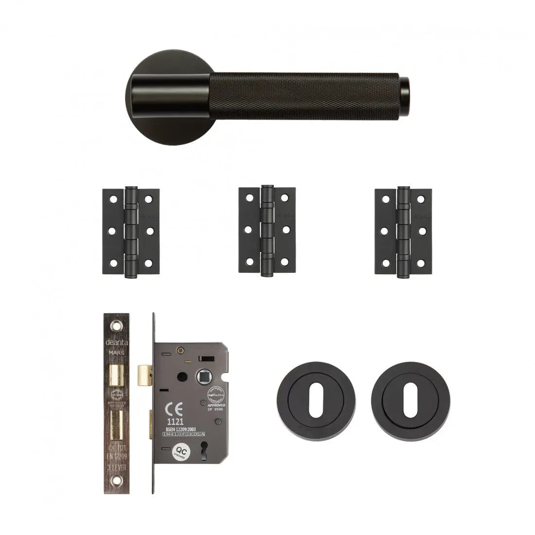 Sparta Mortice Kit Matt Black Finish 2