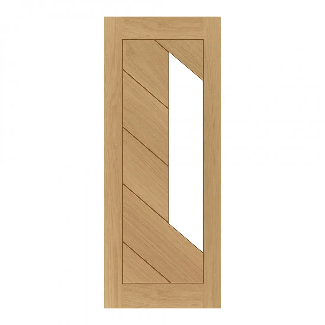 Torino Prefinished Oak Glazed Internal Door Deanta