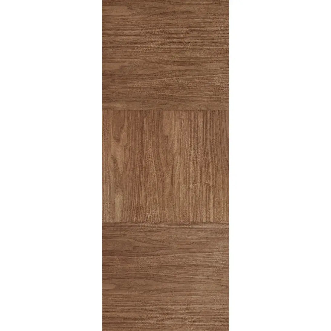 Tres Pre-Finished Walnut Fire Door