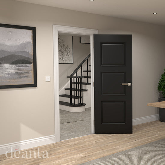 Trinity Black Prefinished Door