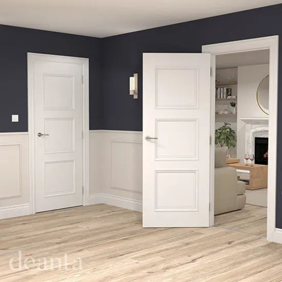 Trinity White Primed Fire Door Deanta