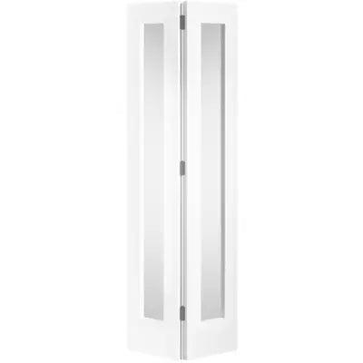 White Pattern 10 Glazed Bi-Fold LPD Doors