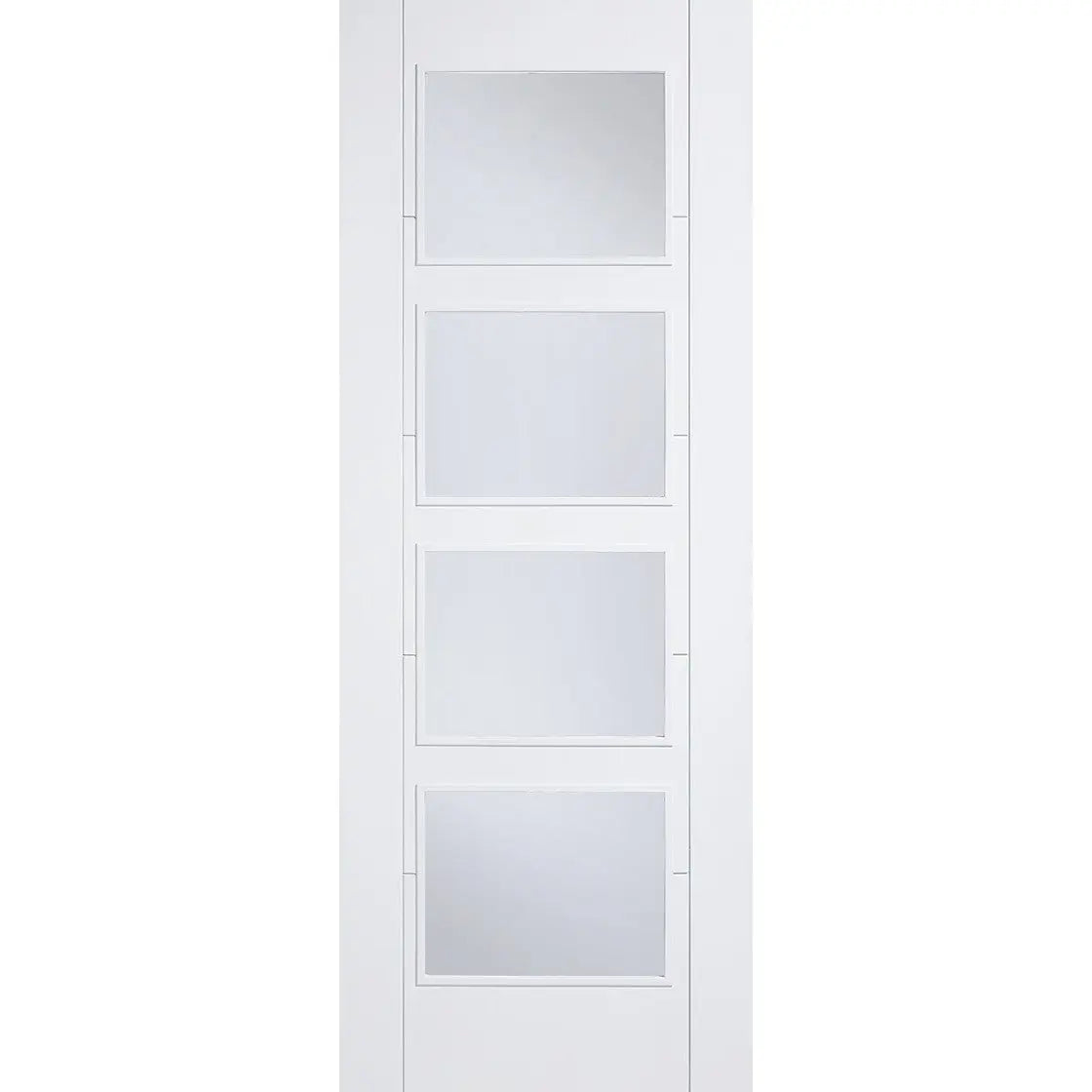 Vancouver 4L Primed White Fire Door