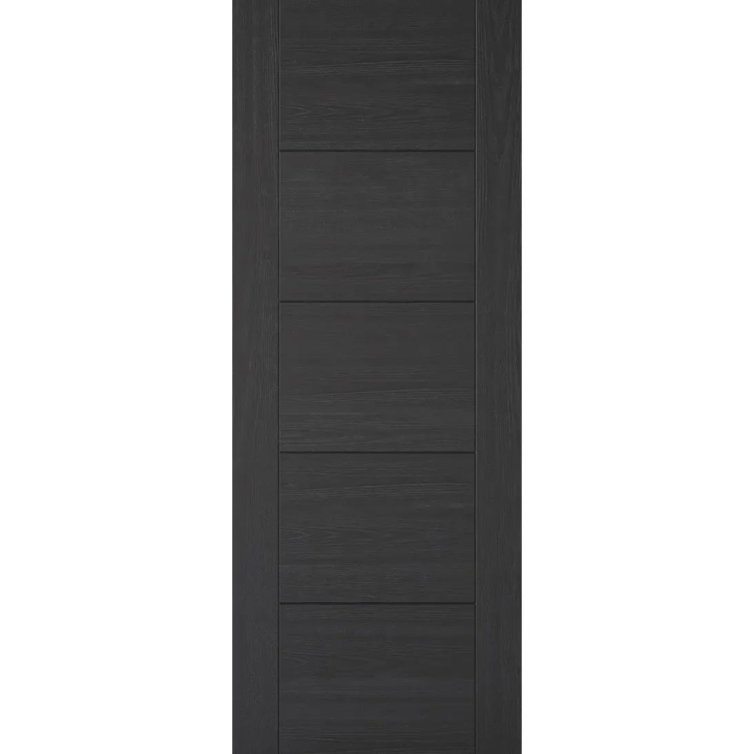 Vancouver 5P Pre-Finished Charcoal Black Fire Door