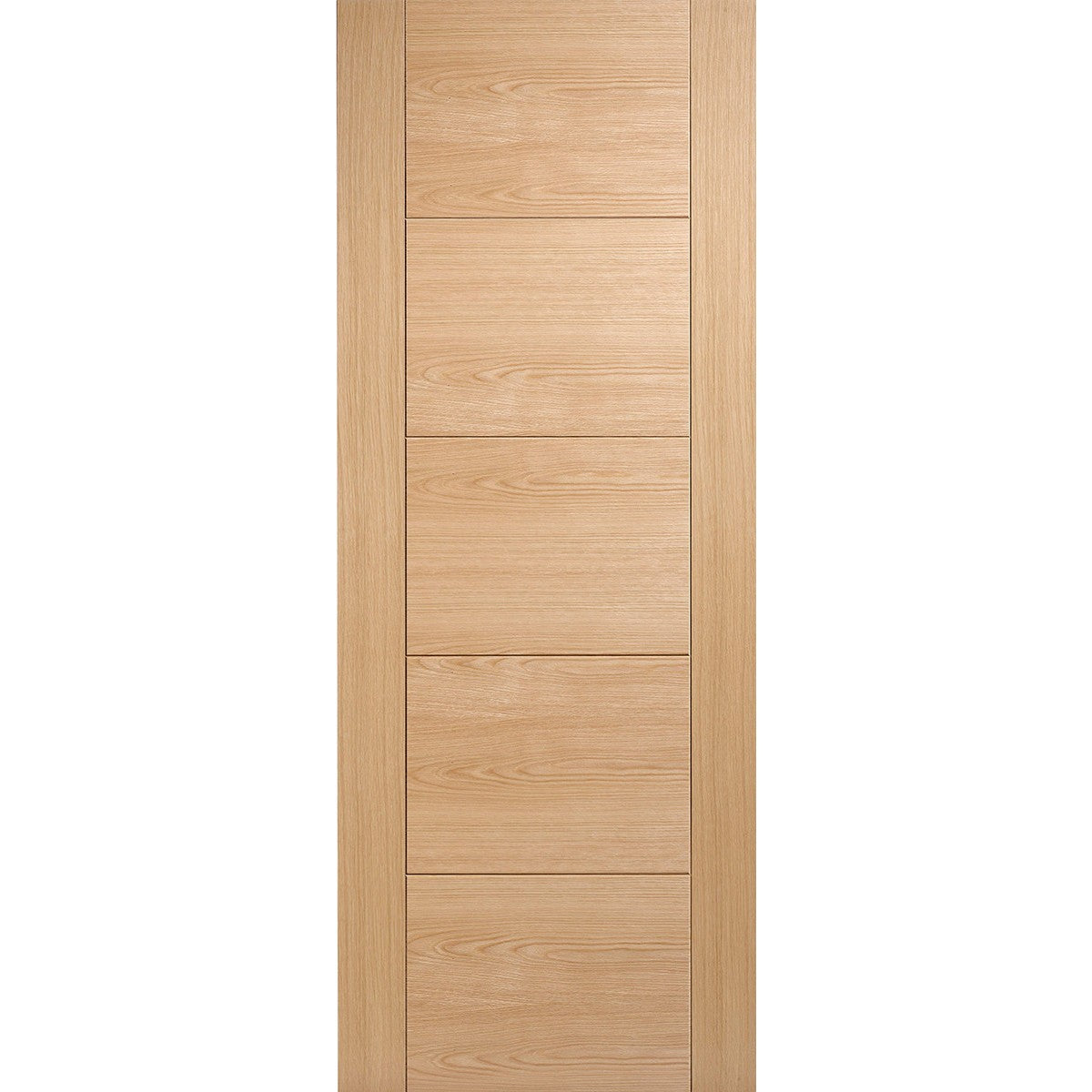 Vancouver 5P Pre-Finished Oak Fire Door