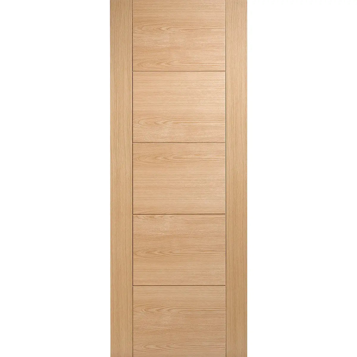 Vancouver 5P Pre-Finished Oak Fire Door
