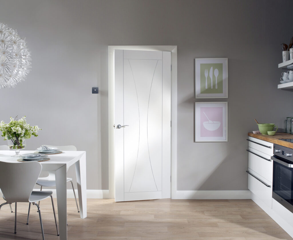 Verona Internal White Primed Door