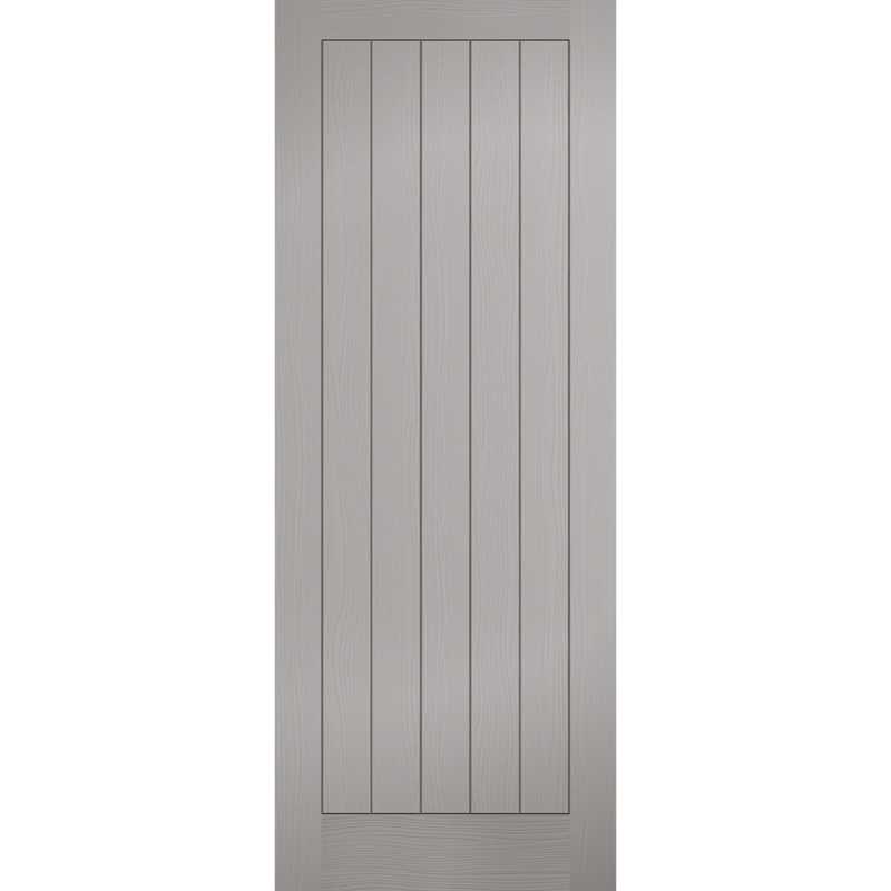 Vertical 5P Pre-Finished Grey Fire Door